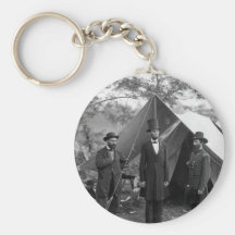Abraham Lincoln Allan Pinkerton John A. McClernand Keychain