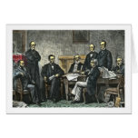 Abraham Lincoln and His Cabinet Cards