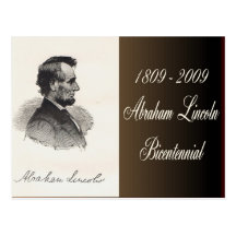 Abraham Lincoln Bicentennial Commemorative Postcard