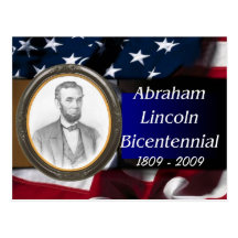 Abraham Lincoln Bicentennial Commemorative Post Cards