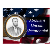 Abraham Lincoln Bicentennial Commemorative Post Card