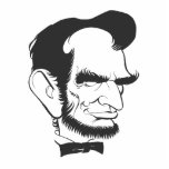 Abraham Lincoln (Black and white) Photo Cutouts