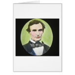Abraham Lincoln Civil War Glass Slide Card