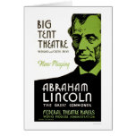 Abraham Lincoln Drama 1936 WPA Greeting Cards
