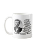 Abraham Lincoln Labour Capital Mutual Benefits Coffee Mugs
