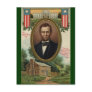 Abraham Lincoln & Log Cabin in Kentucky Postcard