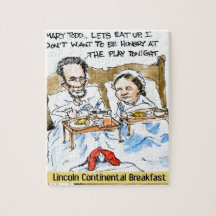 Abraham Lincoln & Mary Todd Breakfast In Bed Puzzle