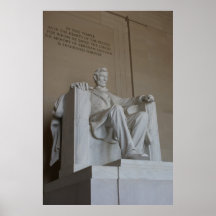 Abraham Lincoln Memorial Washington DC poster