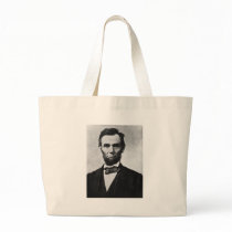 Abraham Lincoln Portrait by Alexander Gardner Tote Bags