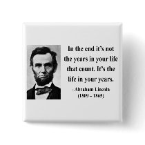 Abraham Lincoln Quote 2b Pinback Button