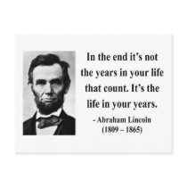 Abraham Lincoln Quote 2b Postcards
