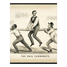 Abraham Lincoln  The Rail candidate Letterhead