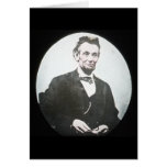 Abraham Lincoln Vintage Magic Lantern Slide Greeting Cards