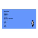 Abraham Lincoln Waving in Front of Faded Old Glory Business Cards