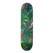 Abrégé sur coloré couleur de célébration d'été skateboards customisés