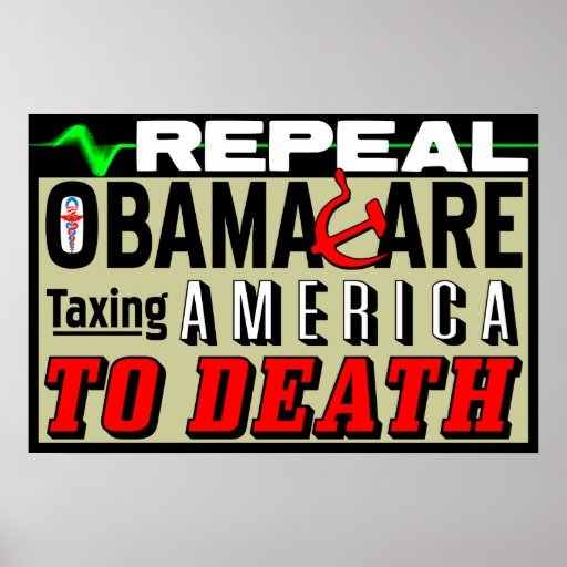 Abrogation Obamacare ! Affiches