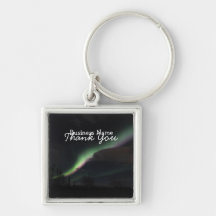 ABS Aurora Borealis Streamer Key Chain