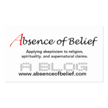 Absence of Belief Business Card