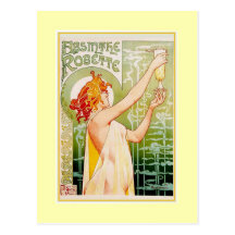 Absinthe Advert Postcard