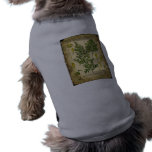 Absinthe Botanical Collage Dog Tee Shirt