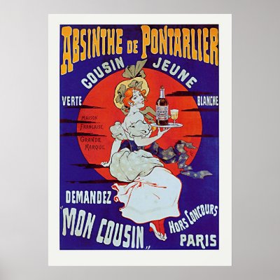 Absinthe de Pontarlier Print by omalley1