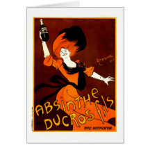 Absinthe Ducros Fils Greeting Cards