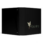 Absinthe Green Fairy In 3D Vinyl Binders