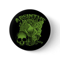 Absinthe Green Fairy Lady Pin