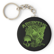 Absinthe Green Fairy Lady Key Chain