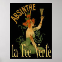 Absinthe La Fee Verte Print