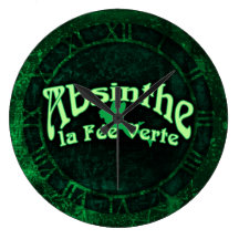 Absinthe La Fee Verte Wall Clock