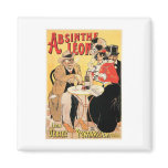 Absinthe Leon Vintage Wine Drink Ad Art Fridge Magnets