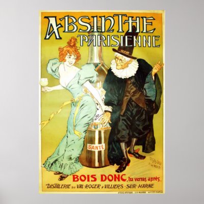 Absinthe Parisienne Poster by AbsintheFairy