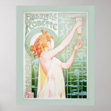 Absinthe Robette (menthe) Posters