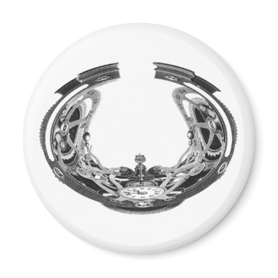 Absolute Time Fridge Magnet by REDINARD