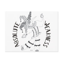 Absolute Weakness Postcard