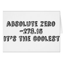 Absolute Zero, It's the Coolest Cards