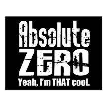 Absolute Zero Postcard