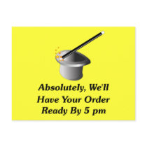 Absolutely, We'll Have Your Order By 5 pm Postcards