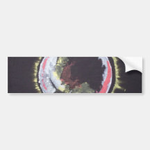 absract star design bumper sticker