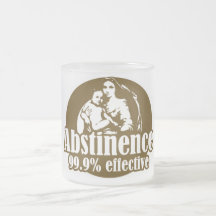 Abstinence 99% Effective Religious Humour Coffee Mugs