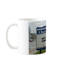 Abstinence makes the church grow fondlers coffee mug