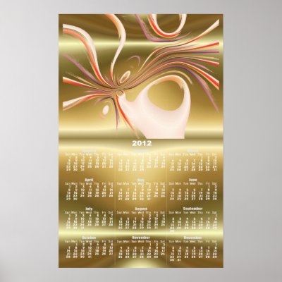 Abstract 3 calendar ~ print by Andy2302