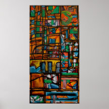 abstract 5 print