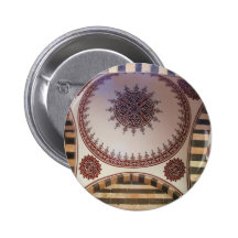 Abstract Arabesque motif on the ceiling of  Mosque Pin