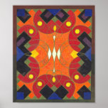 Abstract Art Deco Design by Swiss Artist