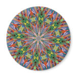 ABSTRACT ART FRIDGE MAGNET