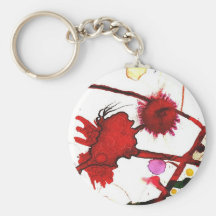 Abstract Art Keychain