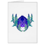 abstract art of  girl cards