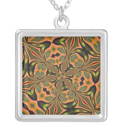 ABSTRACT ART PERSONALIZED NECKLACE by pjan97